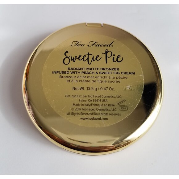 Too Faced Sweetie Pie Radiant Matte Bronzer - Picture 3 of 4